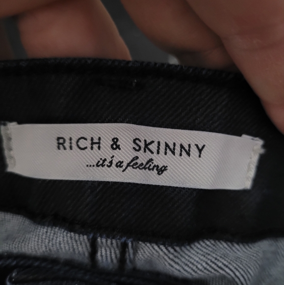 RICH & SKINNY | skinny two-tone stretch jeans - Picture 6 of 8